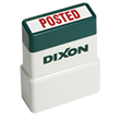 Dixon Stamp Posted Red Pre Inked